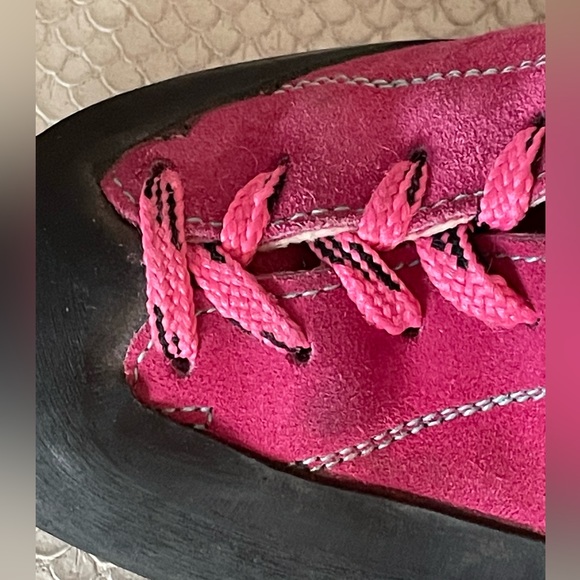 SCARPA Climbing Shoes, Pink Suede’s Women’s Size EU 42, US 10 Made in Italy - Picture 13 of 16